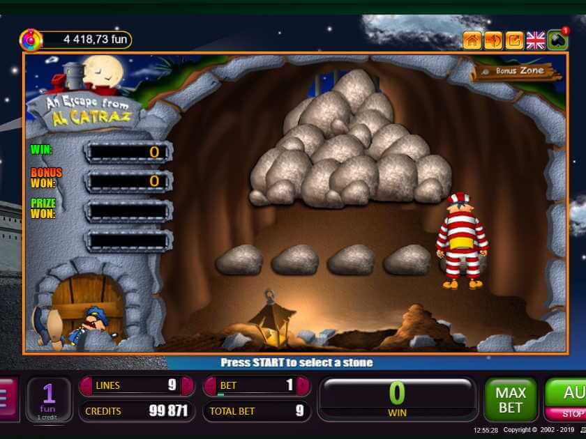 Бонусная игра Alcatraz 